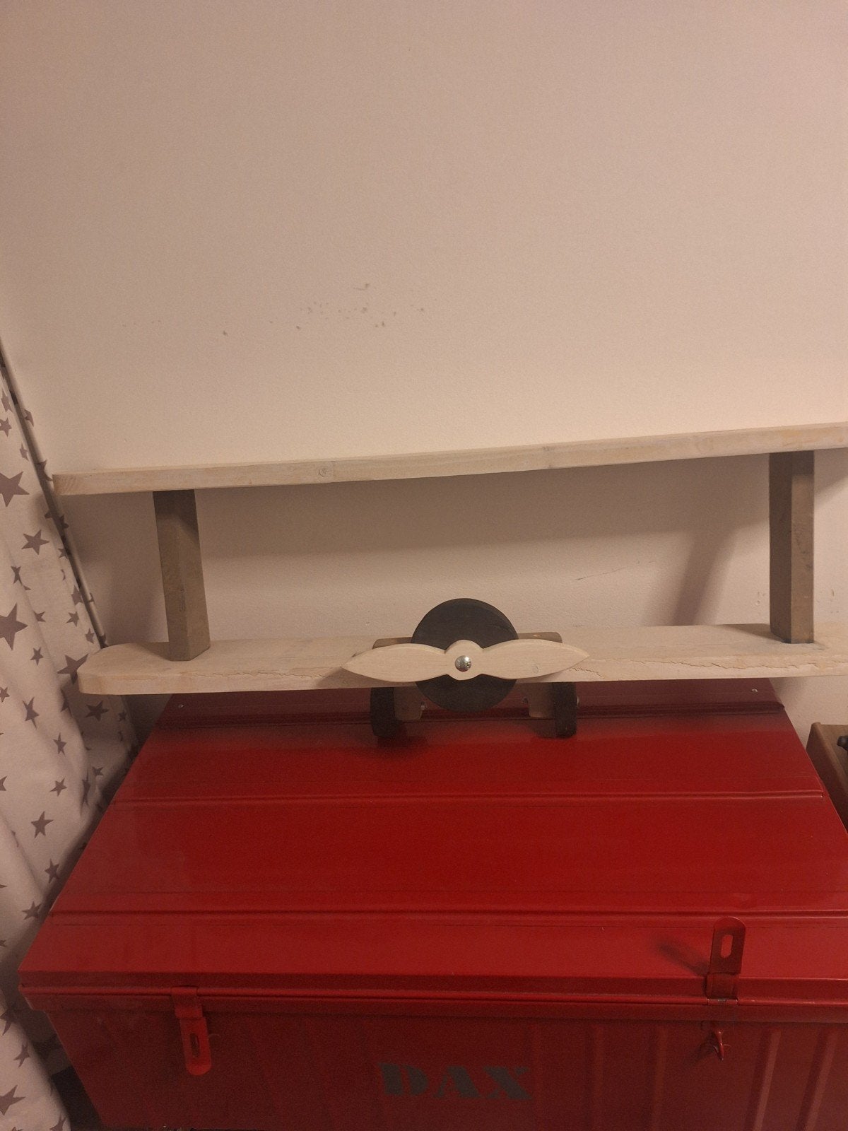 vliegtuig wandplank, Ophalen, Gebruikt