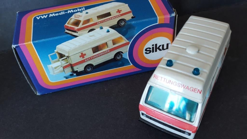 Volkswagen VW LT medi Mobil 1:55 Siku 1623 box Pol, Auto, Verzenden, 5880 Lüdenscheid Germany, Zo goed als nieuw