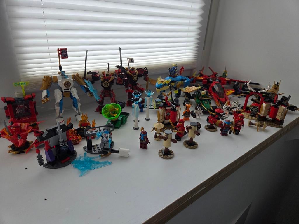 Grote LEGO Ninjago collectie partij met handleidingen, Ophalen of Verzenden, Gebruikt, Overige typen