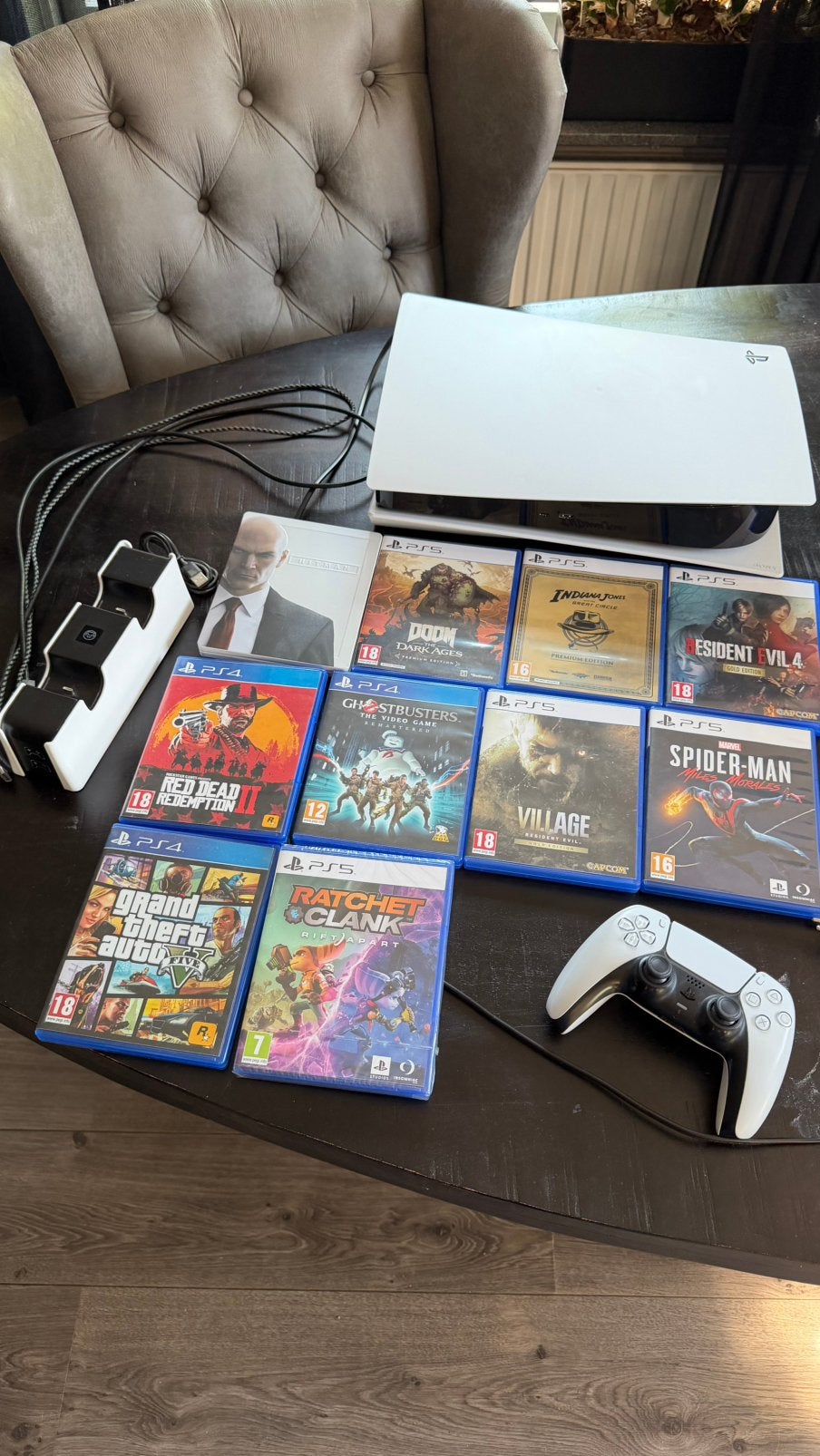 Playstation 5 Disc editie + 10 topspellen 825GB, Spelcomputers en Games, Spelcomputers | Sony PlayStation 5, Ophalen of Verzenden