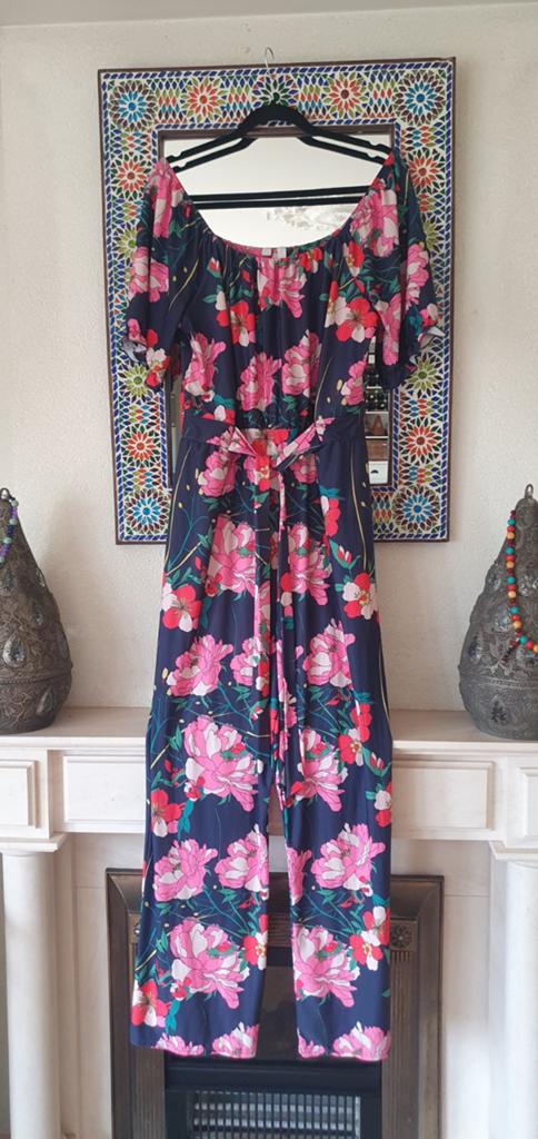 Bodyflirt prachtige travel jumpsuit maat 44/46 zgan, Ophalen of Verzenden, Zo goed als nieuw, Maat 42/44 (L), Zwart