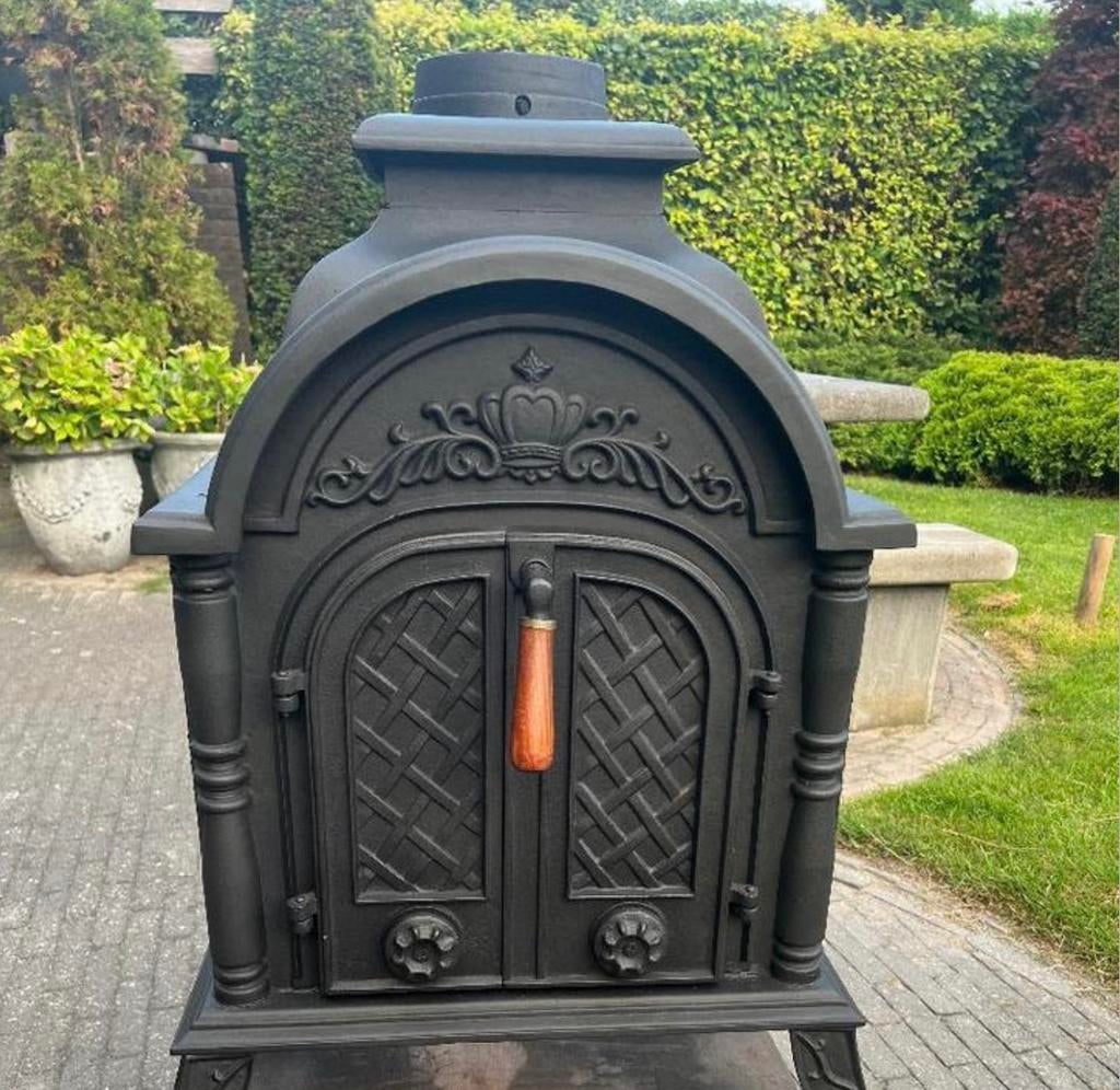 Houtkachel in zeer goede staat, 11 KW, Huis en Inrichting, Kachels, Ophalen, Zo goed als nieuw, Hout, Houtkachel