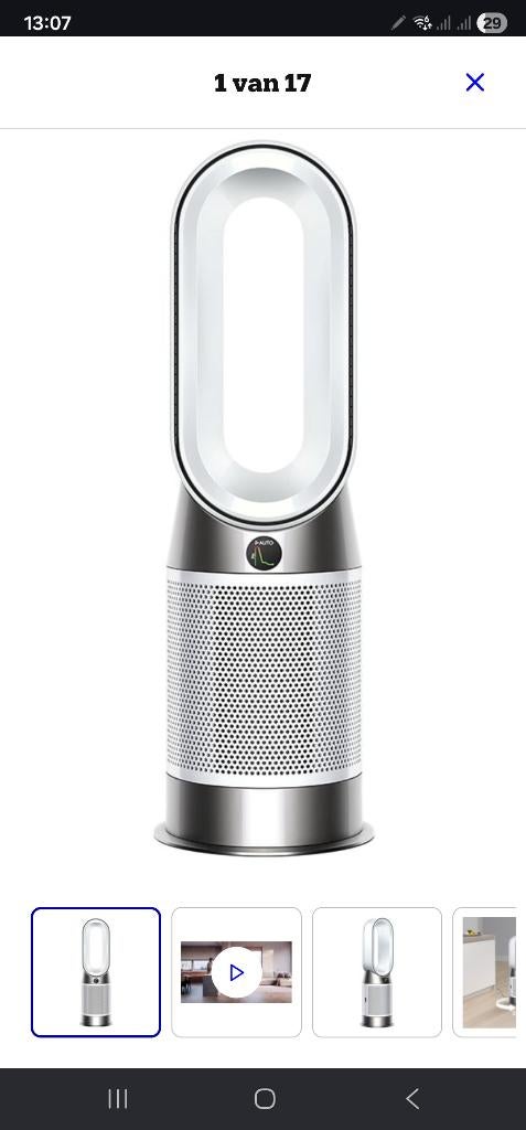 Dyson - ventilator, verwarmer, luchtverontreiniger, Witgoed en Apparatuur, Luchtbehandelingsapparatuur, Ophalen of Verzenden, Zo goed als nieuw
