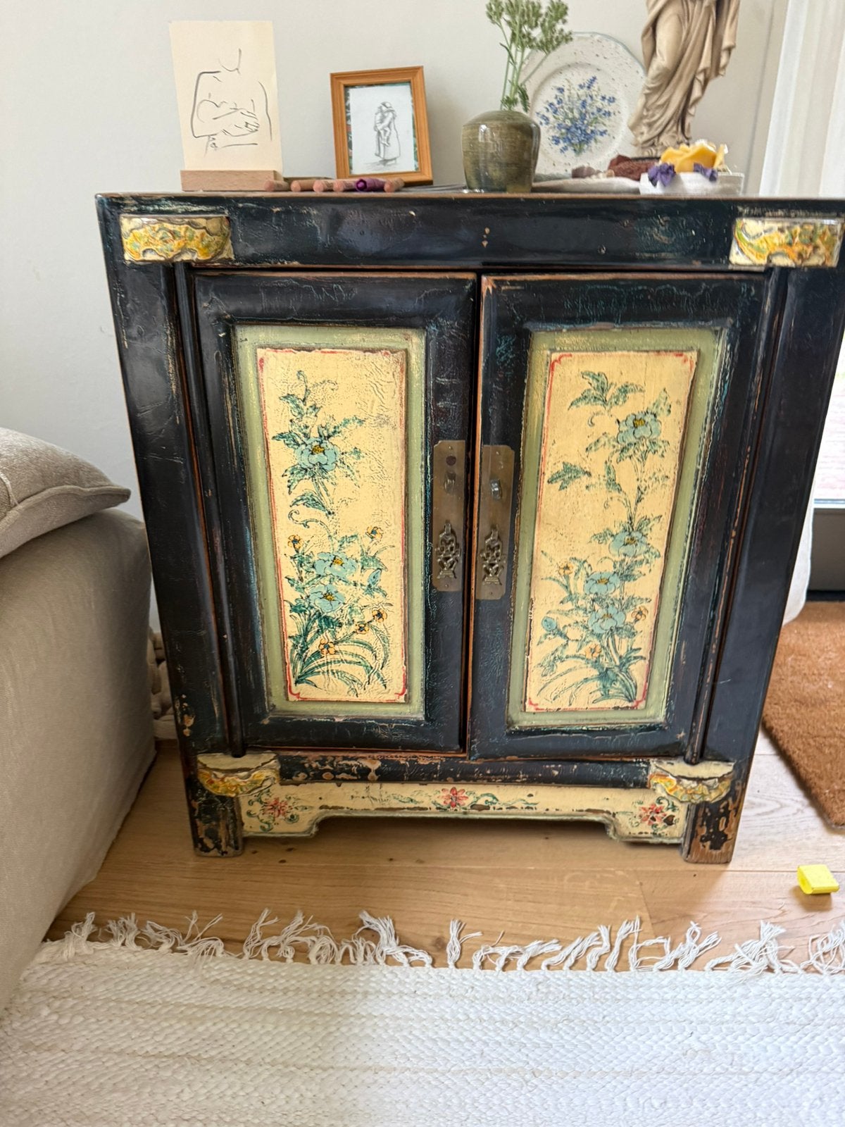 Oud chinees kastje shanxi antiek, Ophalen