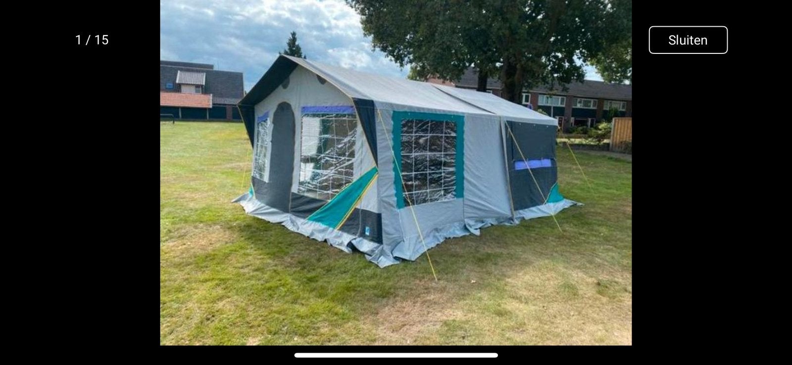Jamet vouwwagen 4 persoons, Caravans en Kamperen, Tenten, Ophalen of Verzenden, Gebruikt