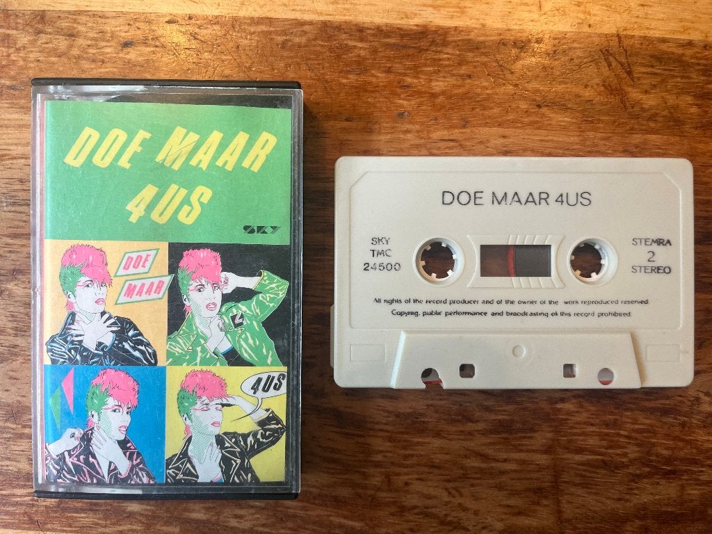 Cassettebandje Doe Maar - 4US, Gebruikt, 1 bandje, Ophalen of Verzenden, Voorbespeeld