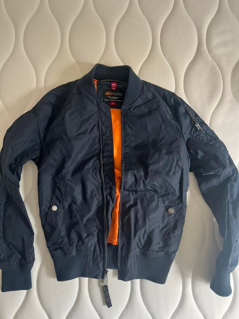 Bomberjack - Alpha Industries, Kleding | Heren, Ophalen of Verzenden, Zo goed als nieuw, Groen
