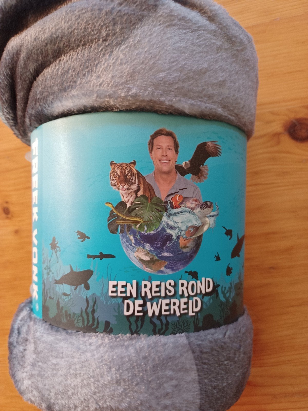 Freek Vonk Knuffel Plaid  Een Reis Rond de Wereld, Kinderen en Baby's, Ophalen of Verzenden, Nieuw, Jongetje of Meisje, Overige typen