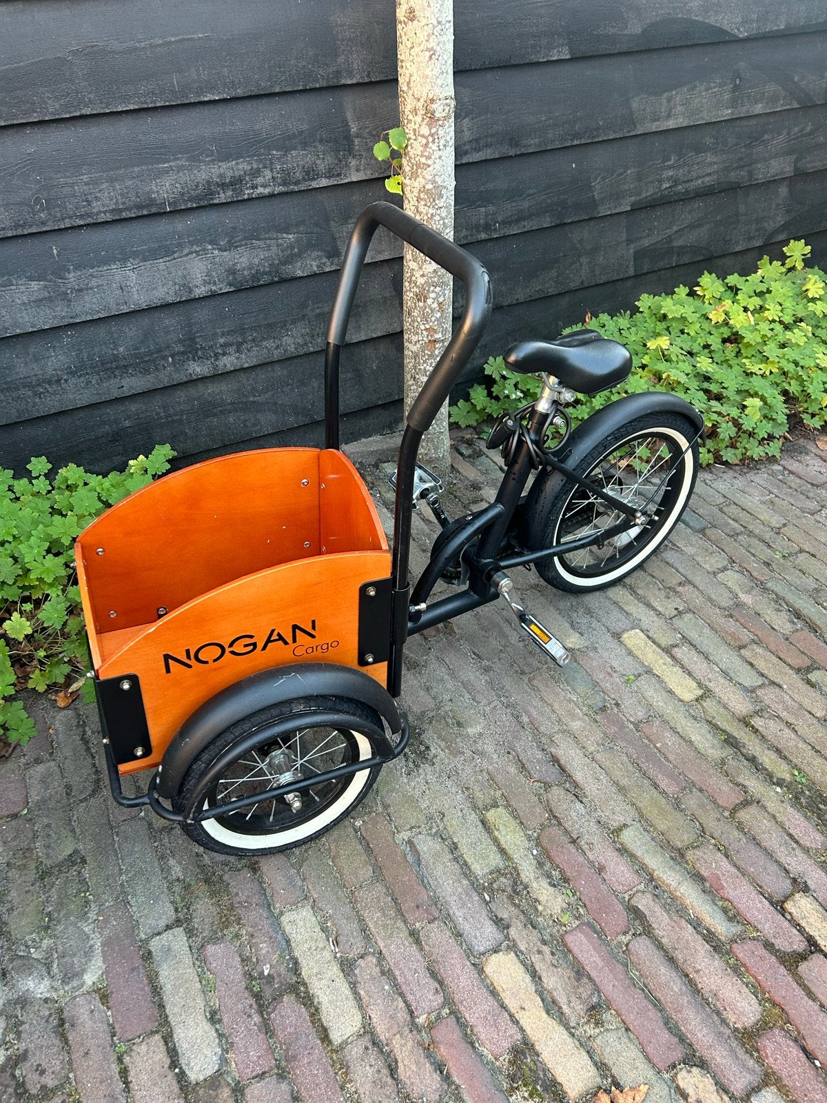 Unieke Nogan mini bakfiets, goede staat, Ophalen, Gebruikt