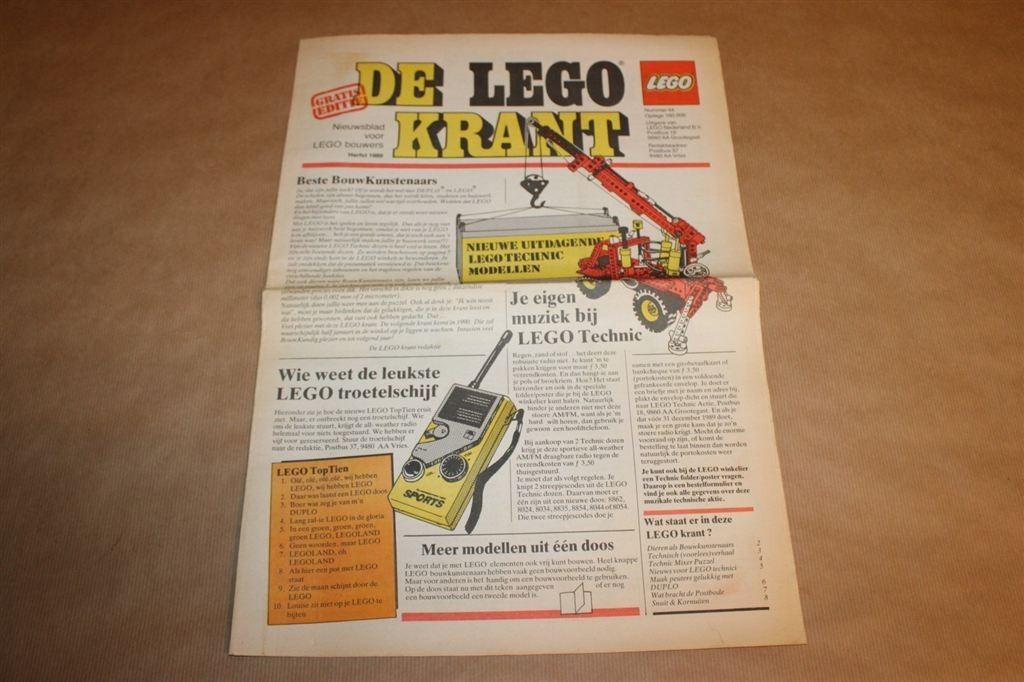 De Lego Krant - Nr. 44 - 1989, Ophalen of Verzenden, Zo goed als nieuw