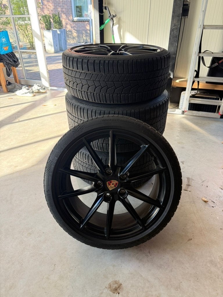 Porsche 911 Velgen met winterbanden (20 & 21") - 992, Ophalen, Gebruikt, Personenwagen, Velg(en)