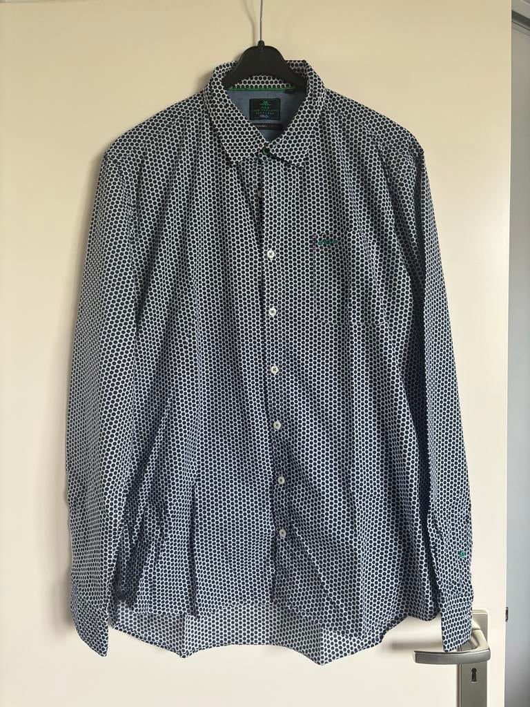 NZA New Zealand Auckland Heren overhemd - XL, Ophalen of Verzenden, Zo goed als nieuw, Blauw, Halswijdte 43/44 (XL)