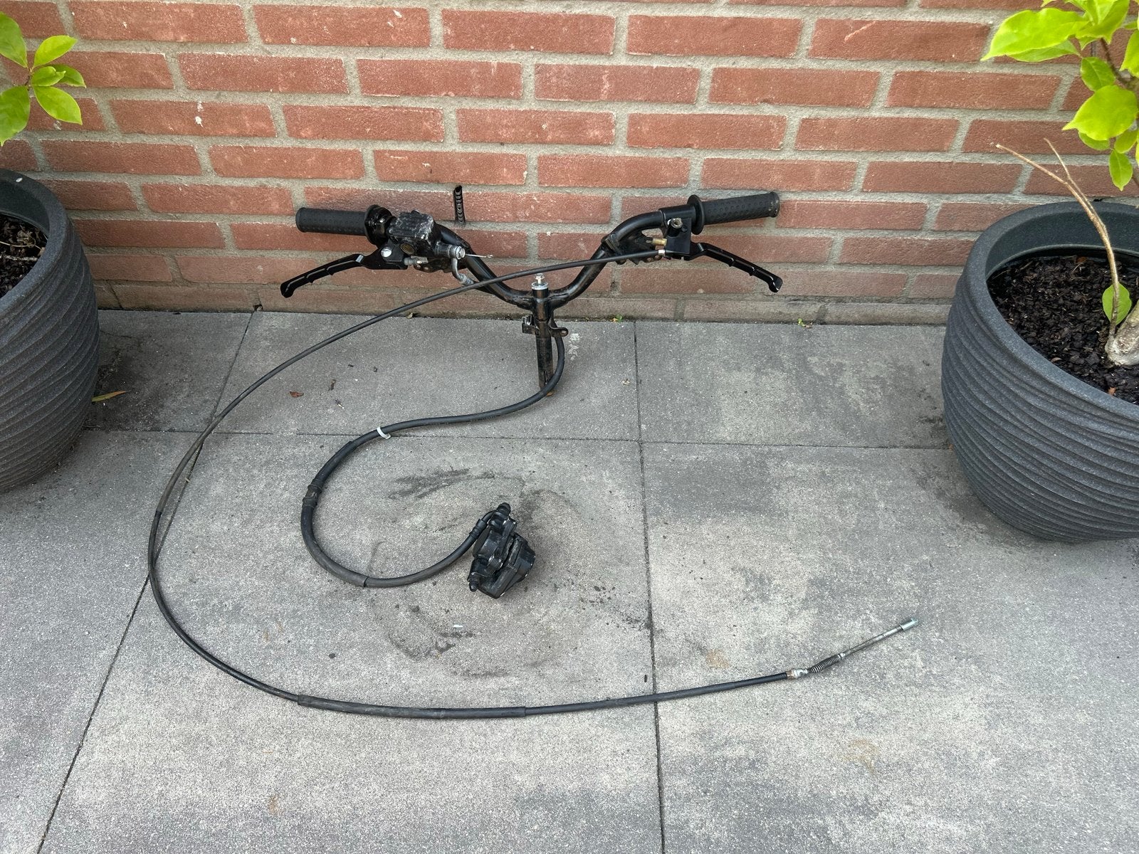 Piaggio Zip Stuur Compleet met Remklauw en Hendels, Ophalen, Gebruikt, Overige typen, Piaggio