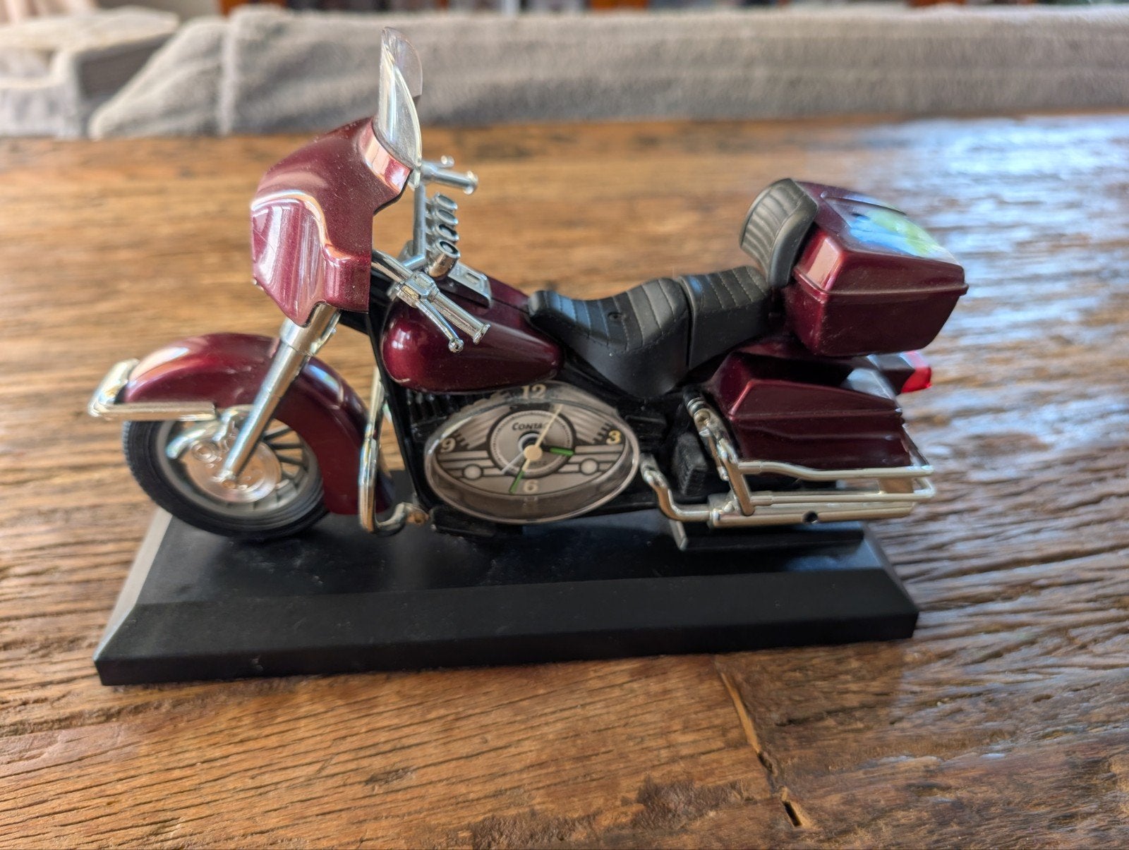 Harley Davidson Klok - Uniek Decoratiestuk, Ophalen of Verzenden, Motoren
