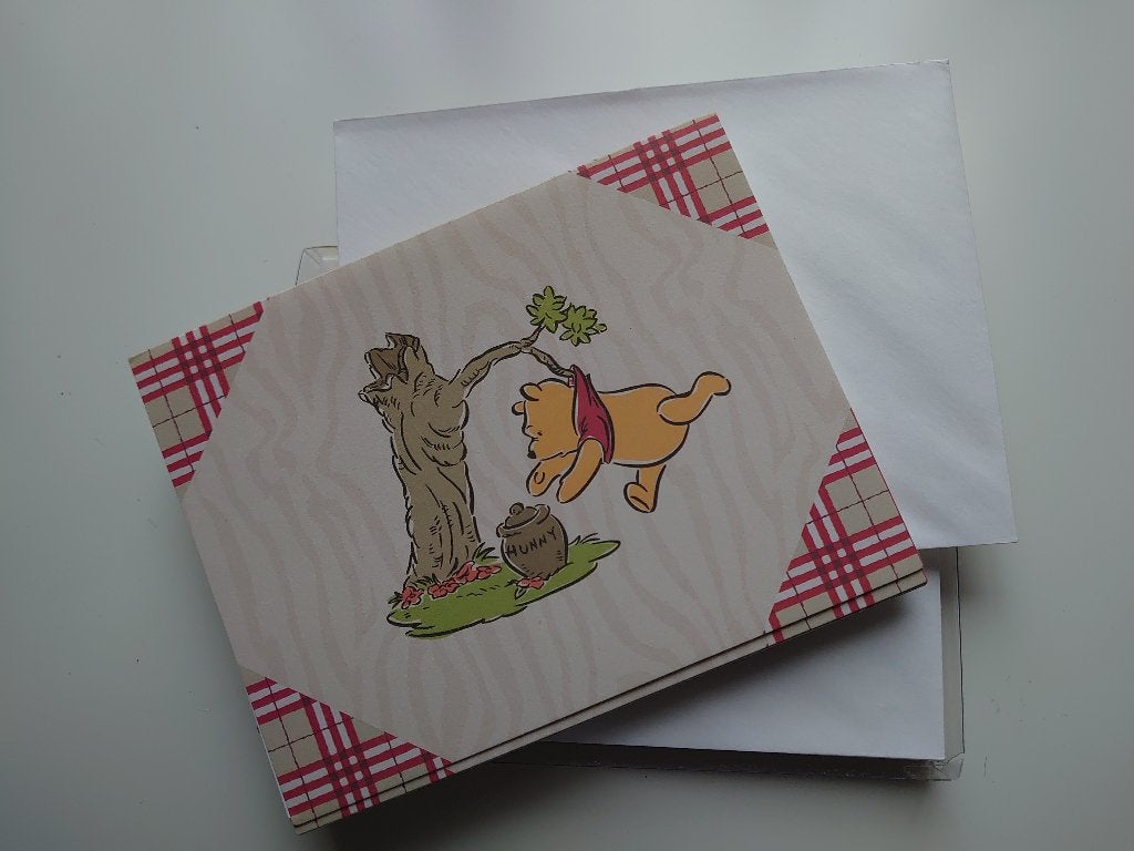 briefpapier kaarten Winnie the Pooh, Verzamelen, Disney, Verzenden, Winnie de Poeh of vrienden, Nieuw, Papier, Kaart of Schrift
