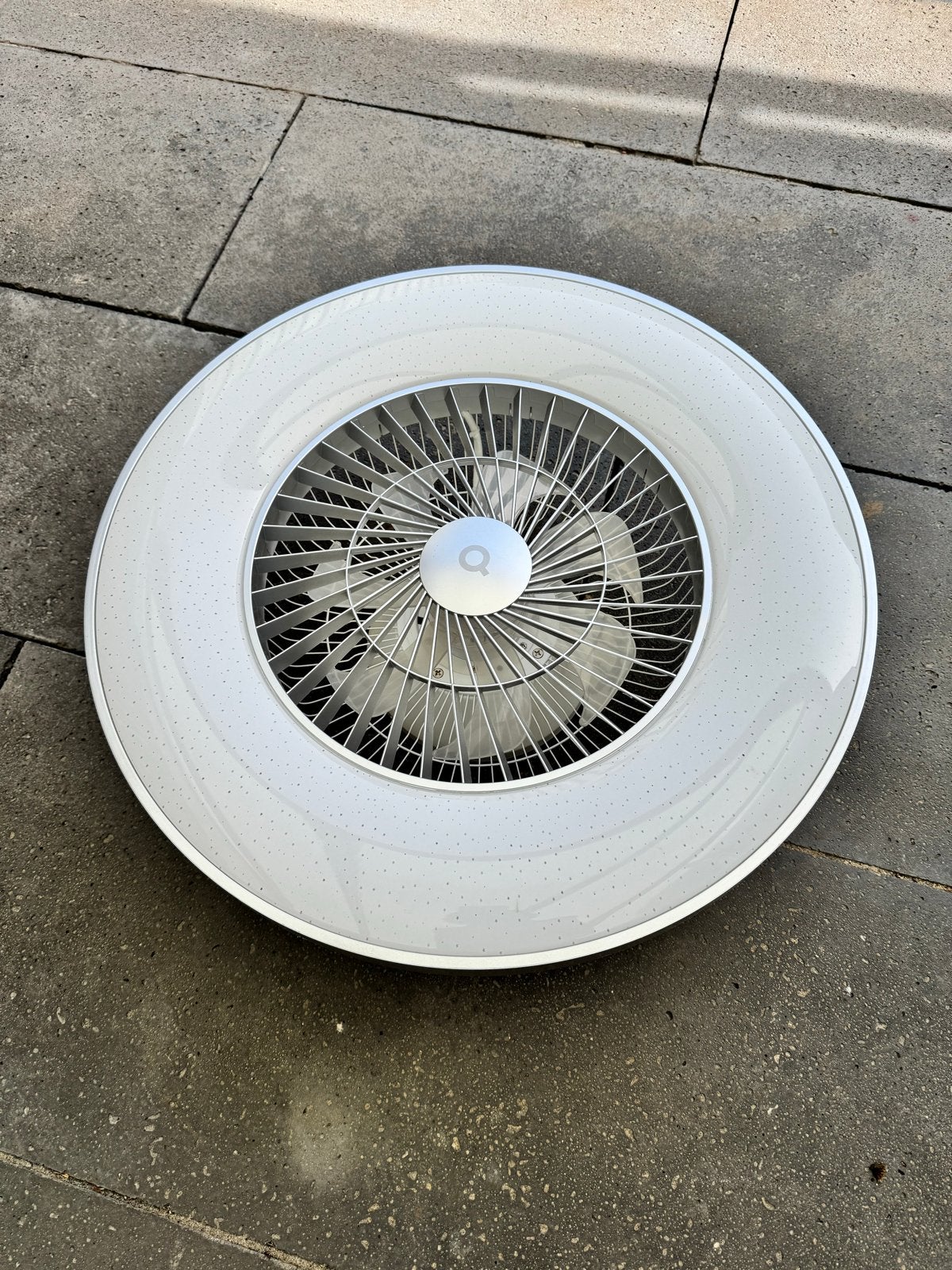 LED Plafondventilator met Sterreneffect en Afstandsbediening, Ophalen, Gebruikt