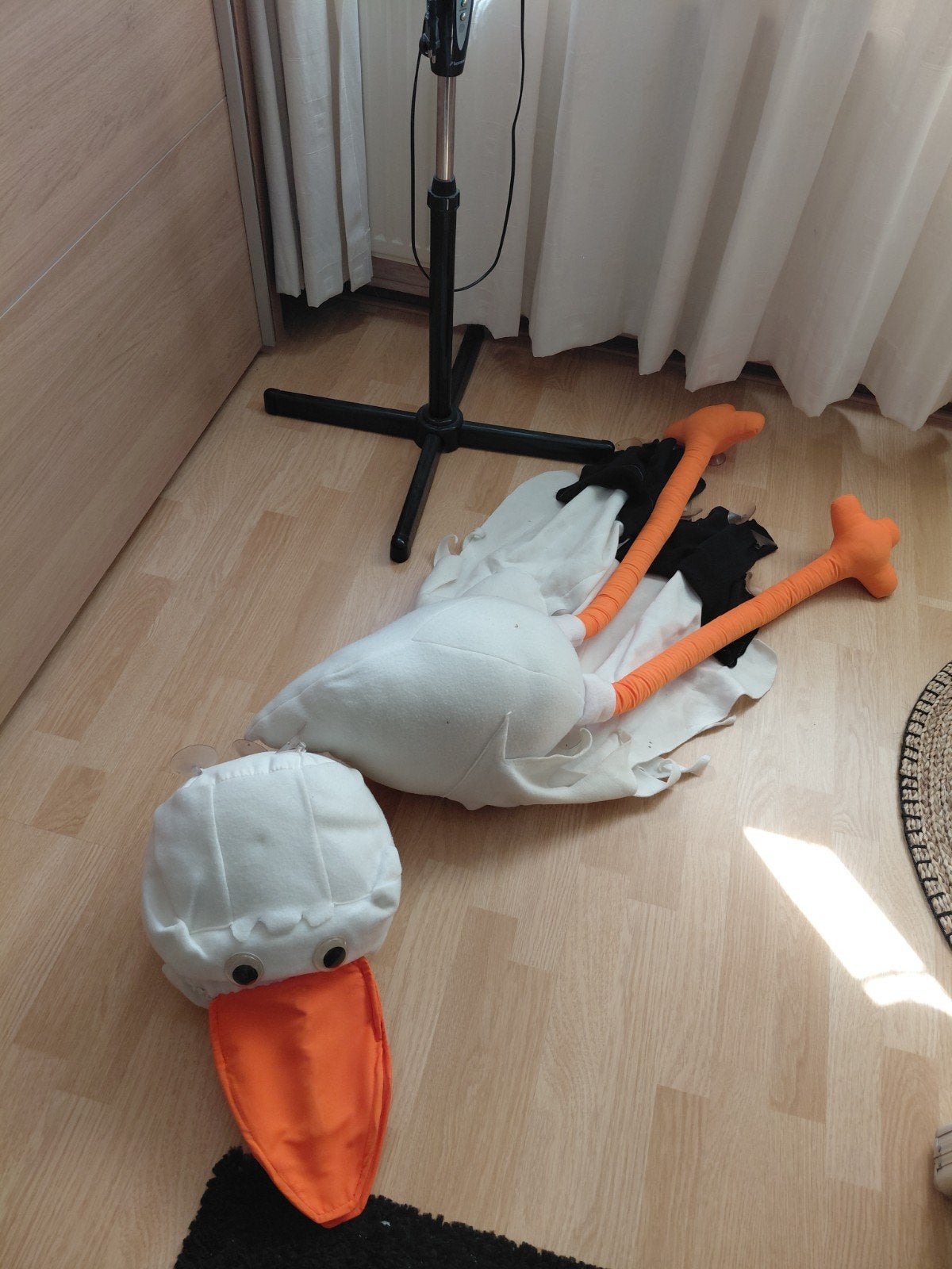 Ooievaar, Ophalen