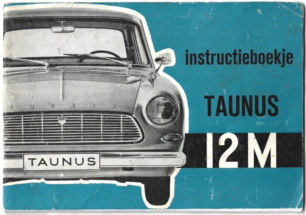 Ford Taunus 12 M instructieboek handleiding auto, Verzenden