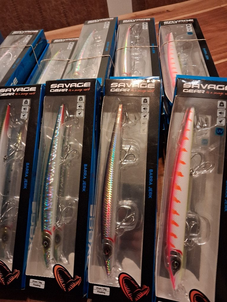 Barra Jerk 21cm/34g Floating (Savage Gear) in 6 kleuren!, Watersport en Boten, Tinstraat, Savage Gear, Overige typen, Nieuw