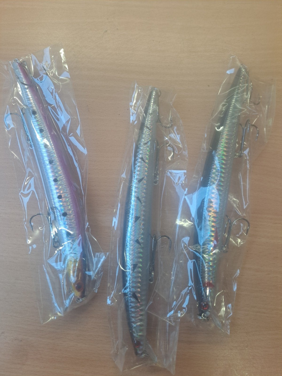 Set van 3 nieuwe kunstaas pluggen voor vissen, Watersport en Boten, Ophalen of Verzenden, Nieuw, Kunstaas