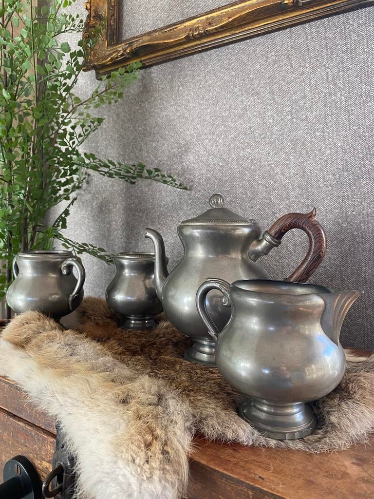 Tinnen Theeset - Pewter/KMD Daalderop!, Antiek en Kunst, Ophalen of Verzenden