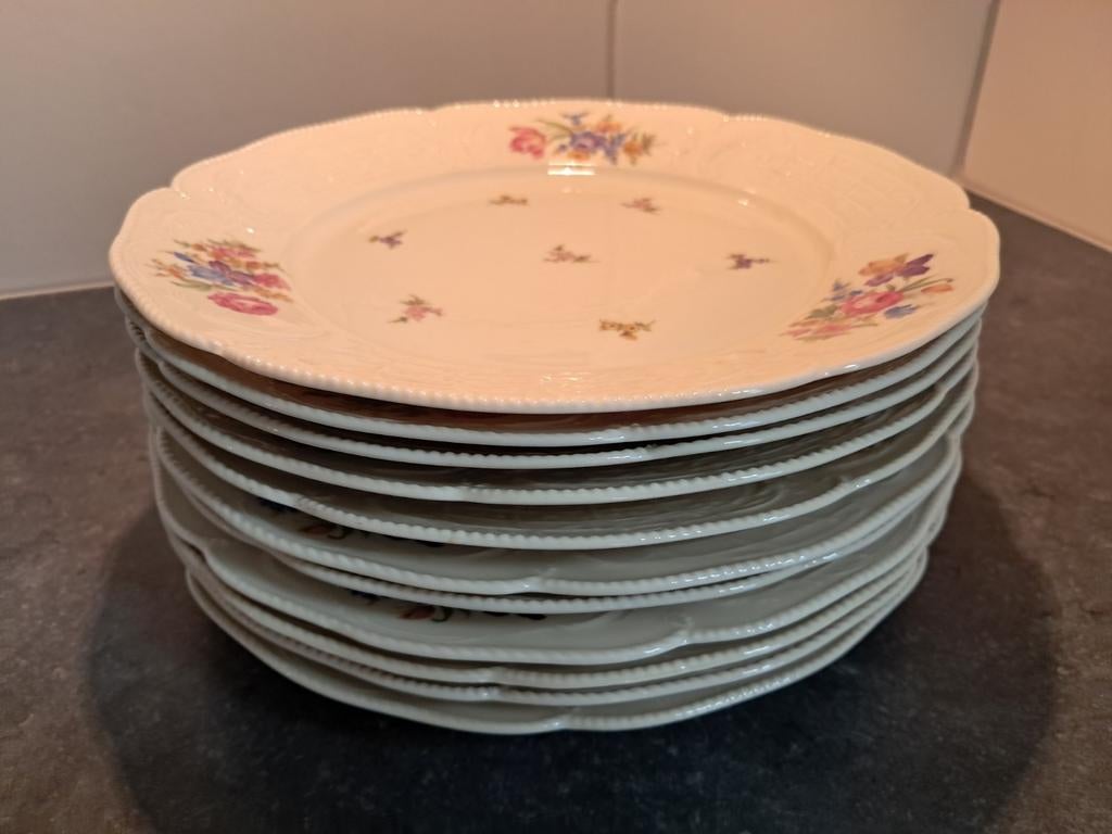 11 Rosenthal sanssouci borden (zonder gouden rand), Antiek en Kunst, Antiek | Servies los, Ophalen of Verzenden