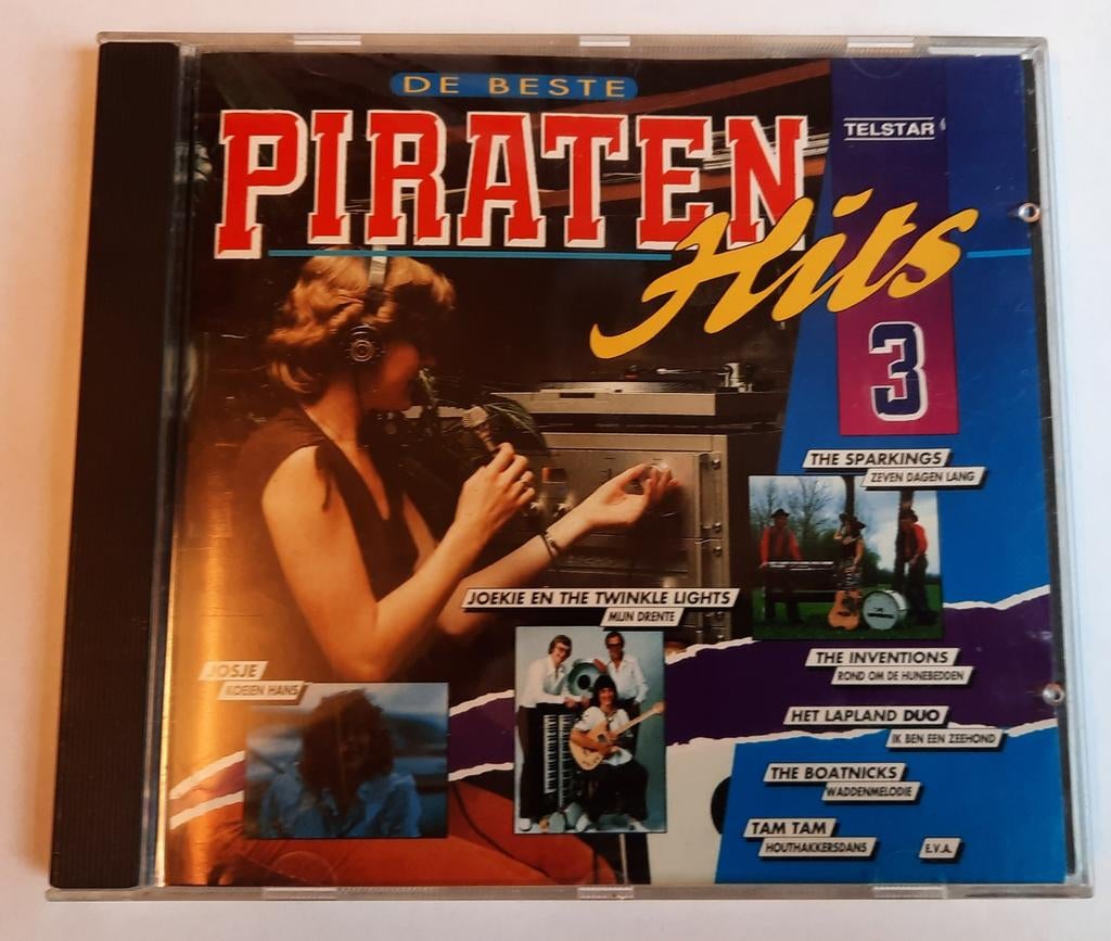 de beste piraten hits 3 - the inventions / de rodo's, Cd's en Dvd's, Cd's | Nederlandstalig, Zo goed als nieuw, Levenslied of Smartlap