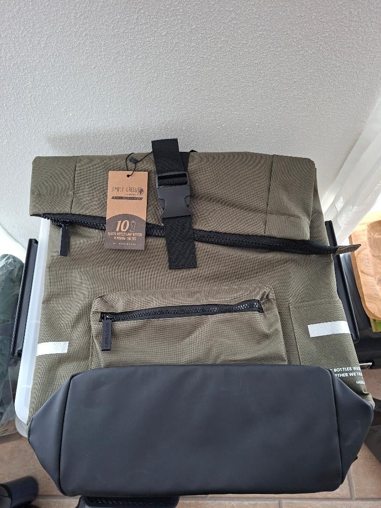 NIEUW MET KAARTJE Norländer bike backpack rugzak olijfgroen, 25 tot 40 cm, Nieuw, Ophalen of Verzenden, Overige merken