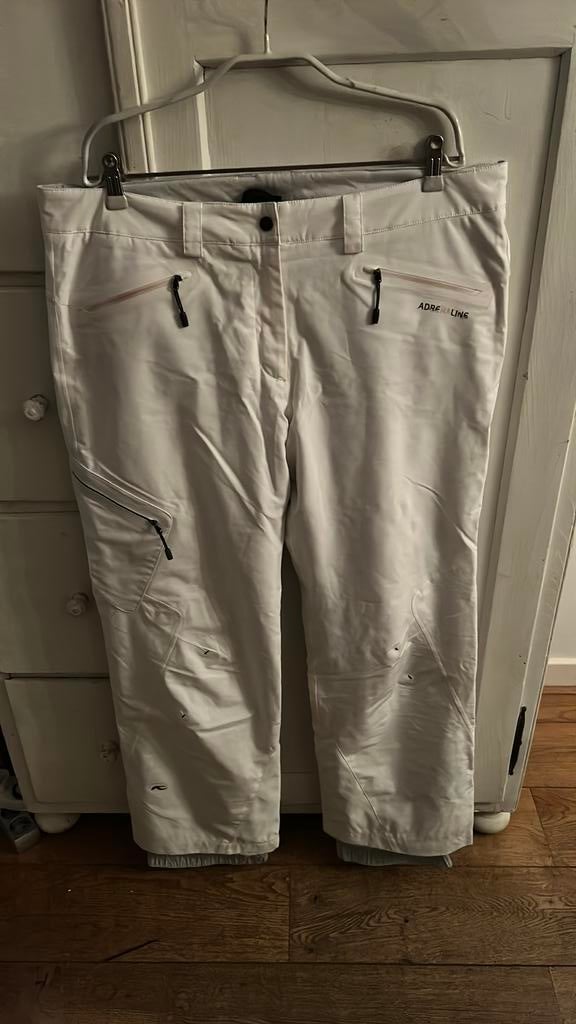 K Kjus witte skibroek mt 44, Kleding | Dames, Wintersportkleding, Ophalen of Verzenden, Zo goed als nieuw, Maat 42/44 (L), Broek
