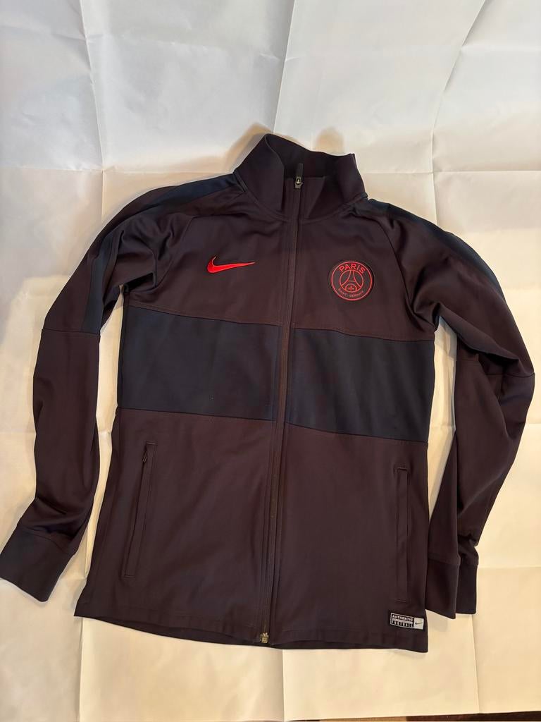 Paris saint-germian nike trainingsvest, Zwart, Ophalen of Verzenden, Zo goed als nieuw, Voetbal