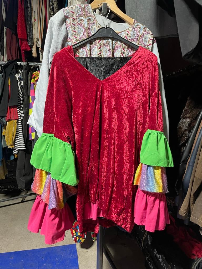 Carnaval Kostuum shirt met broek, Maat 38/40 (M), Carnaval, Ophalen of Verzenden, Kleding