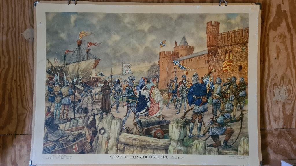 Isings schoolplaat, Ophalen of Verzenden, Geschiedenis