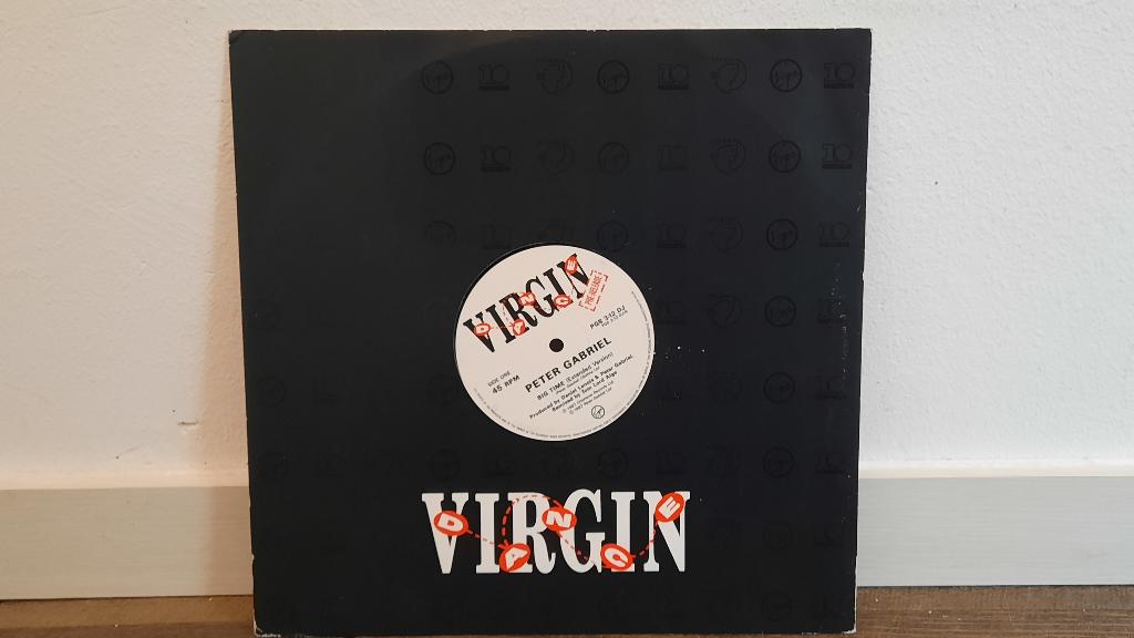 Peter Gabriel - Big Time LP Maxi Single DJ Promo, Gebruikt, Maxi-single, Ophalen of Verzenden, Pop