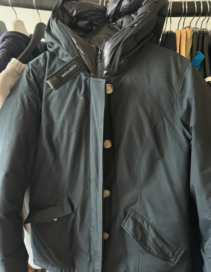 Woolrich dames parka, Maat 52/54 (L), Blauw, Ophalen of Verzenden, Zo goed als nieuw
