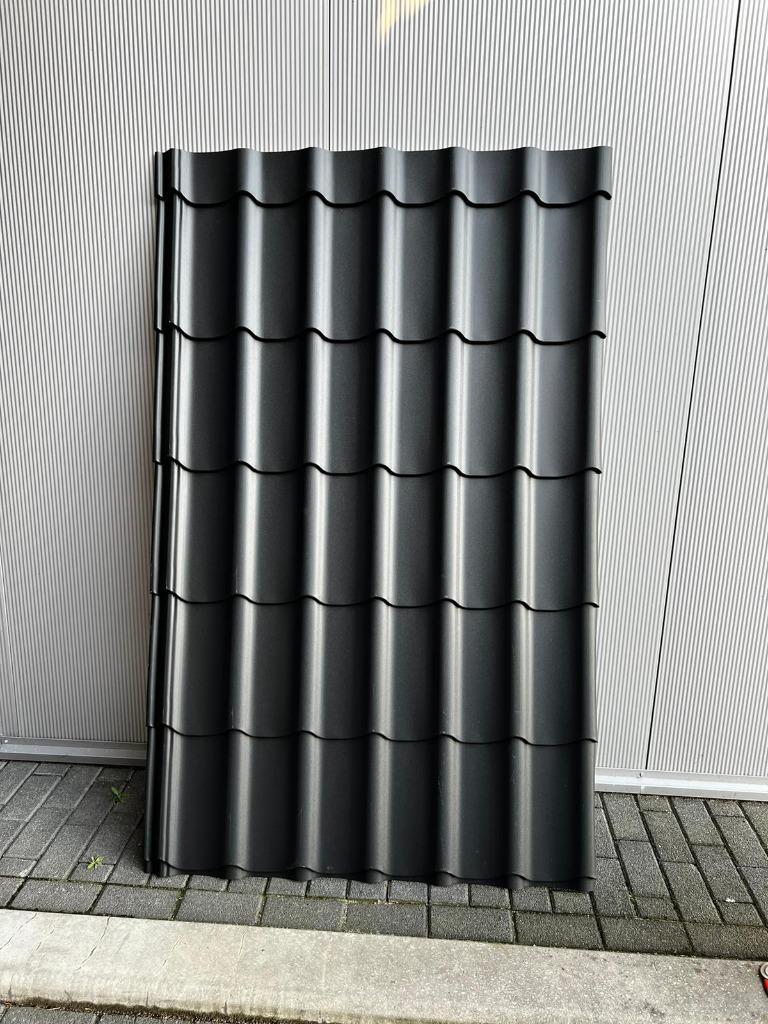 dakpanplaat, dakplaat, damwand, zwart mat, Ophalen, Nieuw, Overige materialen, Minder dan 20 mm