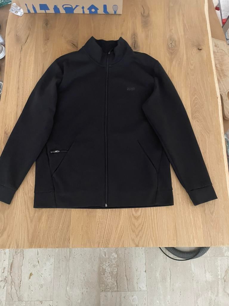 Hugo Boss trainingspak zwart Maat XL/L, Zwart, Maat 56/58 (XL), Ophalen of Verzenden, Gedragen