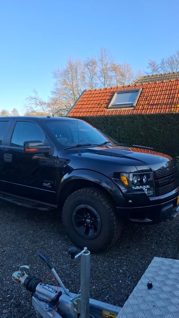 Ford Raptor v8 6.2 2011 super dikke auto youngtimer, 6210 cc, 2880 kg, 416 pk, Zwart