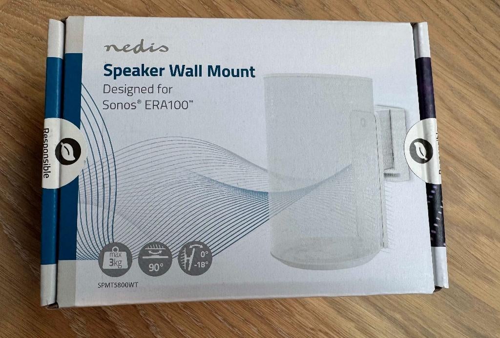Te koop: Sonos Era 100 speaker wall mount Nedis nieuw, Ophalen, Overige typen, Nieuw, Sonos