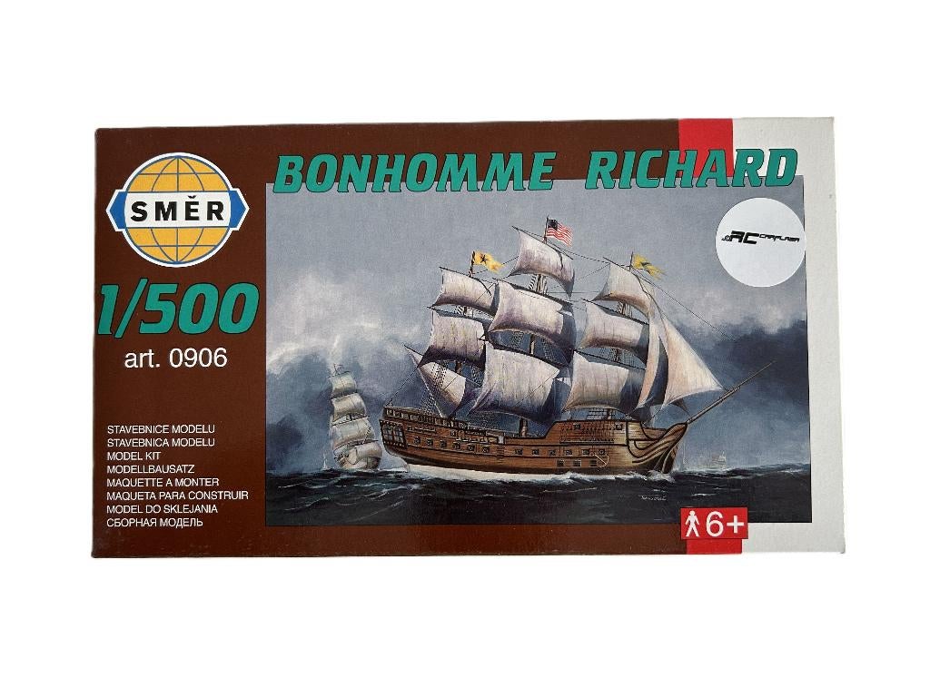 Smer BONHOMME RICHARD 1:500 SME-0906, Hobby en Vrije tijd, Modelbouw | Boten en Schepen, Nieuw, Ophalen of Verzenden