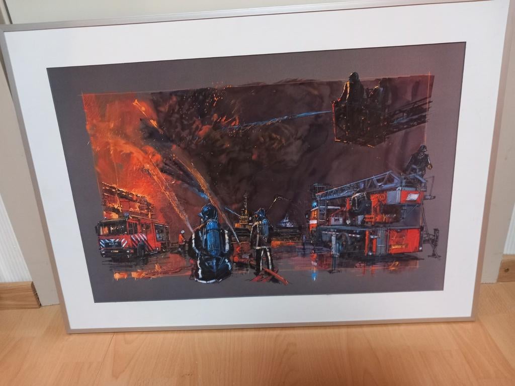 Kunstprint van Paul Karrebijn, Antiek en Kunst, Ophalen of Verzenden