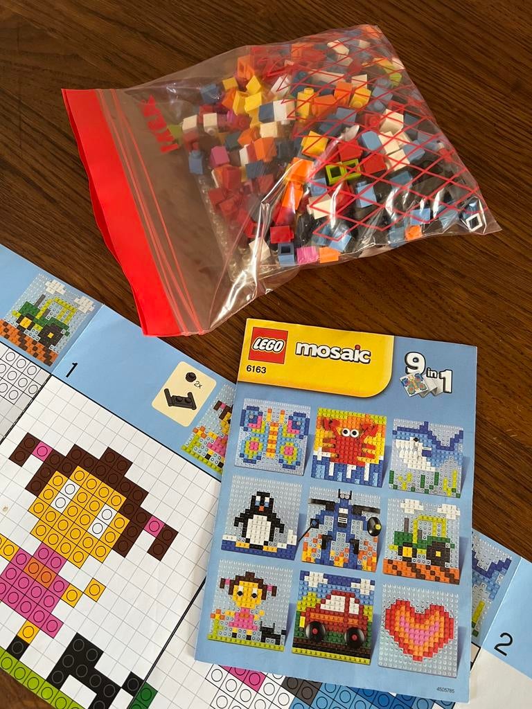 Lego creator 6163, Mosaic met boekje, Ophalen of Verzenden, Gebruikt, Complete set, Lego