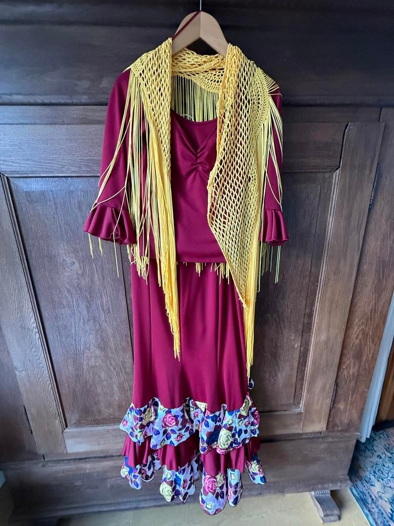 Spaanse kleding set - Nieuw - Maat 38, Maat 38/40 (M), Carnaval, Nieuw, Ophalen of Verzenden