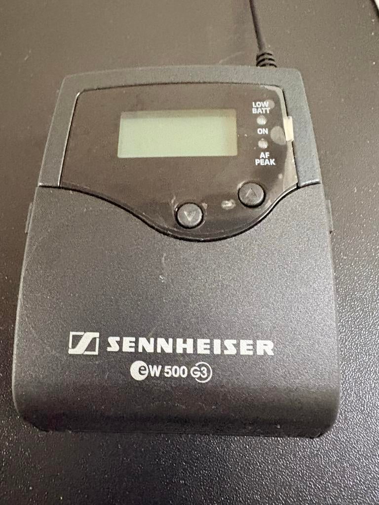 Sennheiser SK500 Draadloze Zender met Microfoons, Ophalen of Verzenden, Gebruikt, Zangmicrofoon, Draadloos