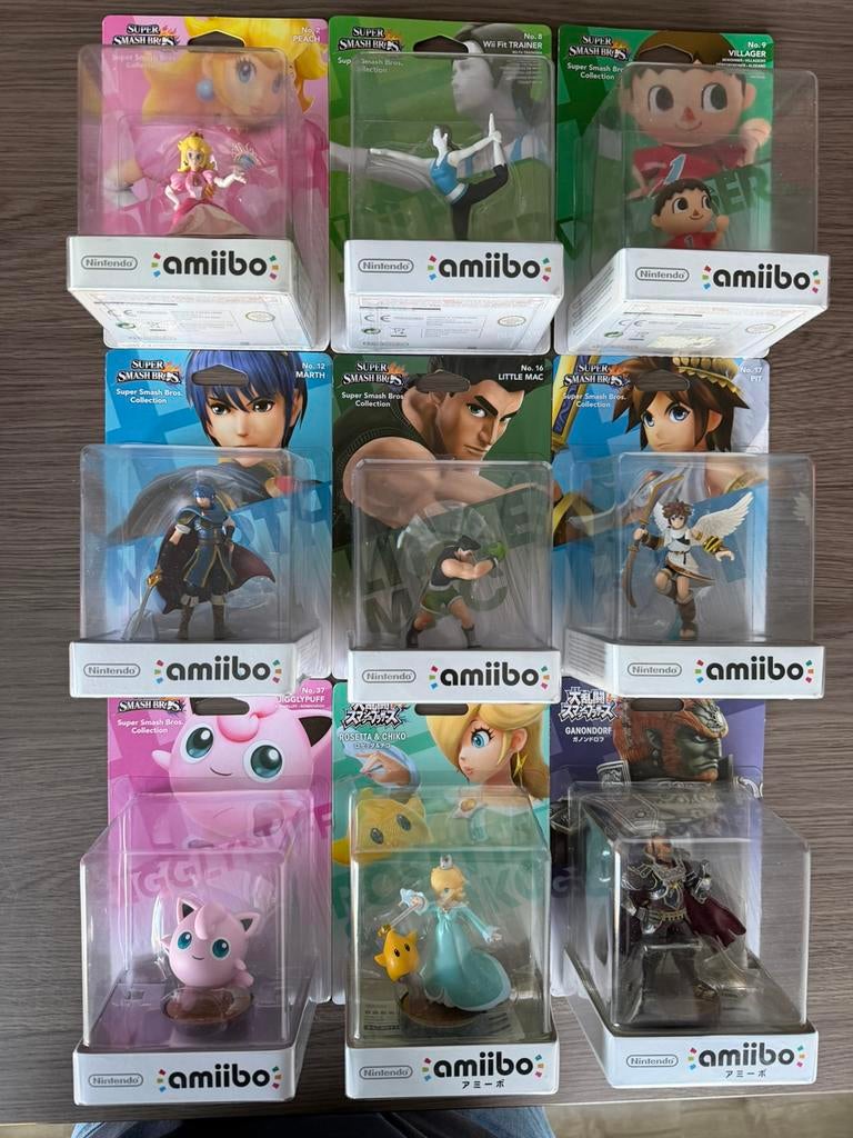 Amiibo’s - 9 stuks - nieuw - o.a. jigglypuff, Ophalen of Verzenden, Nieuw, Overige genres