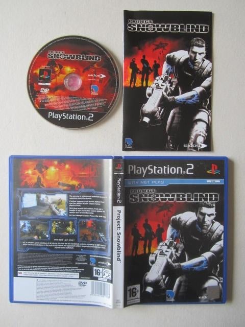 Project SNowblind PS2 / Playstation 2, Avontuur en Actie, Vanaf 18 jaar, 1 speler, Ophalen of Verzenden