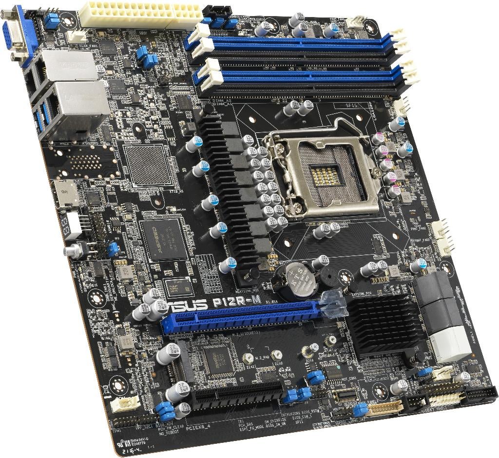 ASUS P12R-M Moederbord – Nieuw & Geseald, Computers en Software, Moederborden, DDR4, Nieuw, Ophalen of Verzenden, Micro-ATX