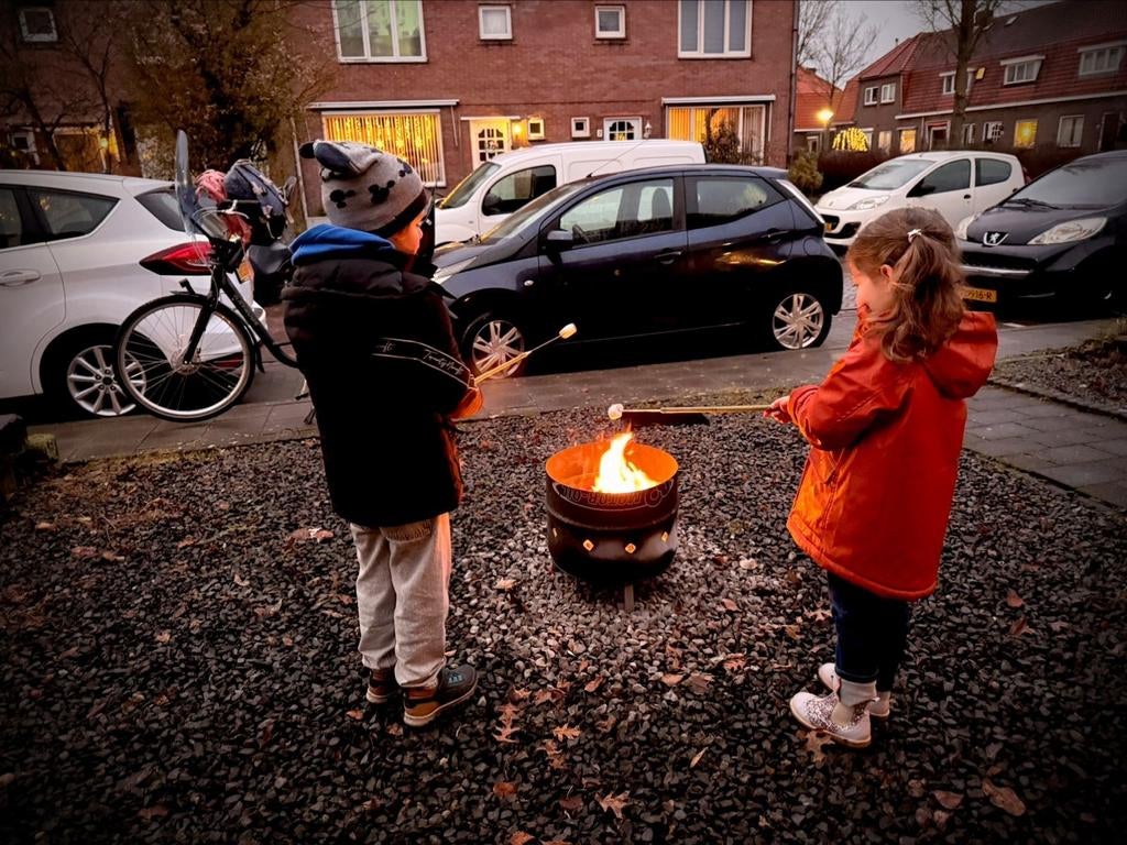 Gezellig vuurtje stoken met deze vuurton,  stookton., Nieuw, Ophalen of Verzenden, X, Vuurton