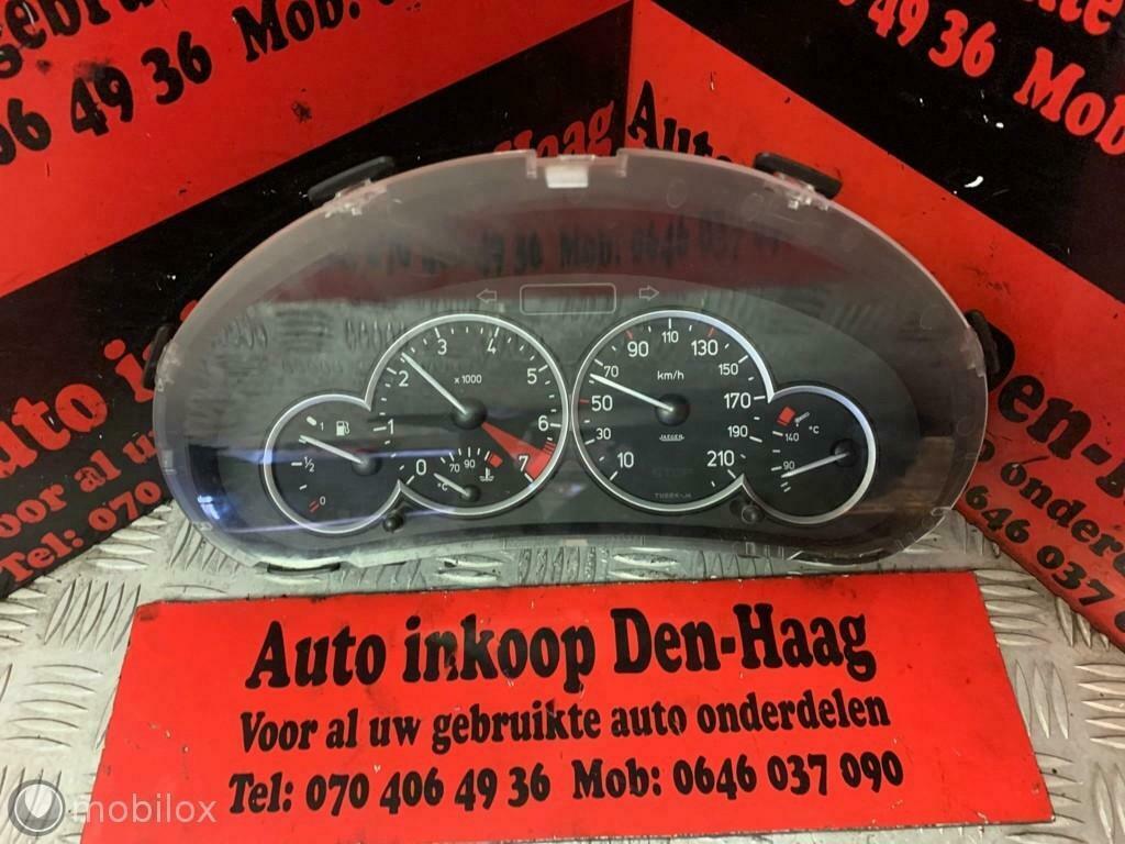 Peugeot 206 ('98-09) 1.4/1.6 Tellerhuis Km teller 9659729480, Ophalen of Verzenden, Gebruikt, Peugeot