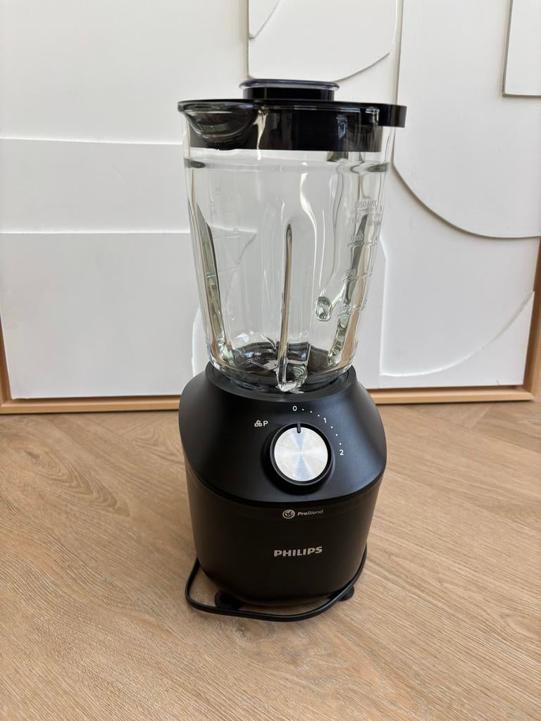 Philips ProBlend Blender uit Glas - Zo Goed Als Nieuw!, Witgoed en Apparatuur, Blenders, Ophalen, Zo goed als nieuw, Blender
