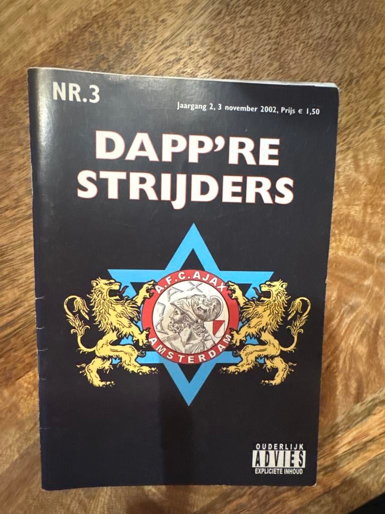 Dapp're Strijders - Ajax Magazine 2002, Verzamelen, Ophalen of Verzenden, Zo goed als nieuw, Ajax, Boek of Tijdschrift